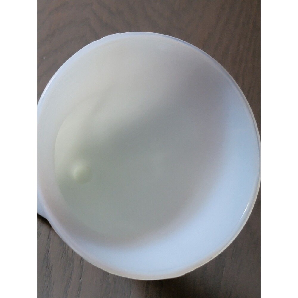 Vintage Milk Glass Vase 8 1/2 Inch VTG Floral Foot Base Urn Retro Art Deco - Picture 4 of 5